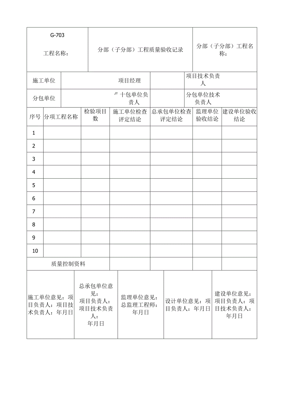 工业安装工程施工质量验收表格汇总.docx_第3页