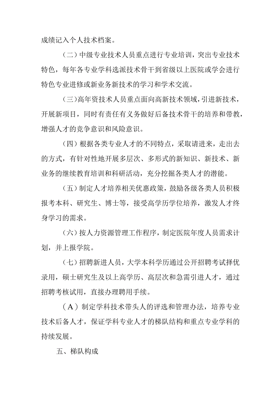 医院人才培养和梯队建设制度.docx_第2页