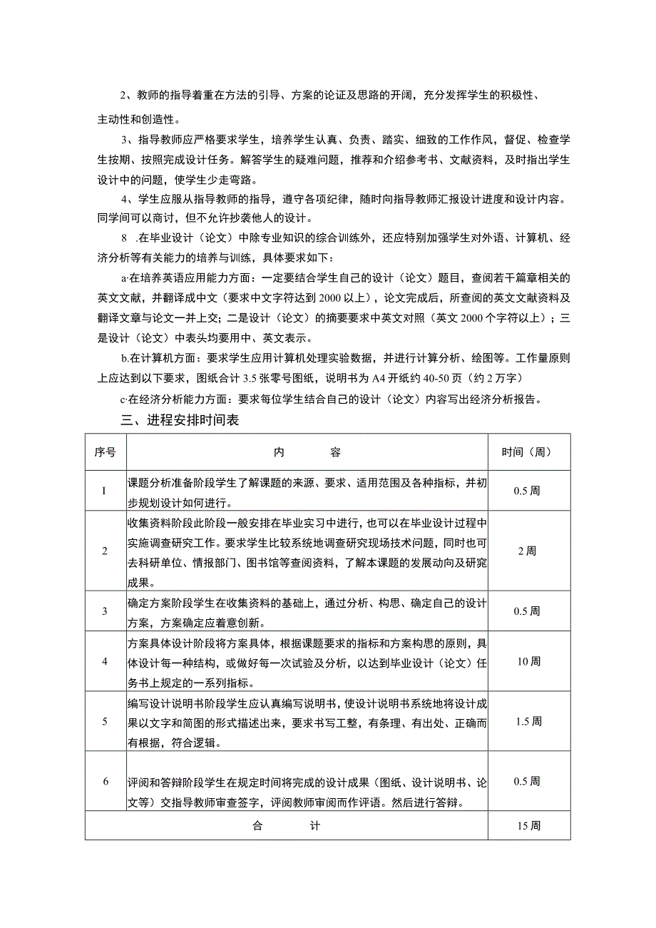 自动化专业毕业设计论文教学大纲.docx_第2页