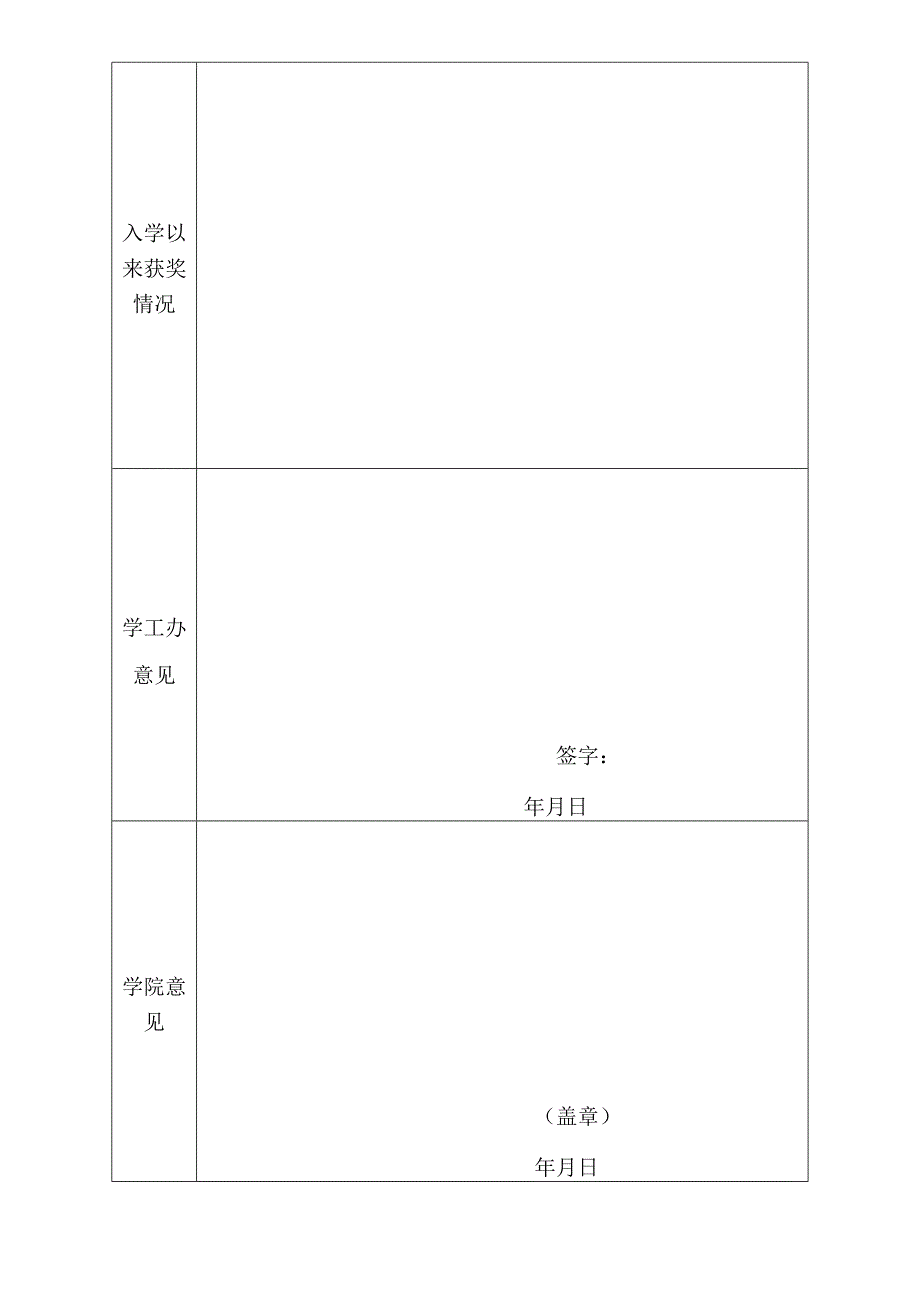 管理学院“卓越英才奖”学生申请审批表.docx_第2页