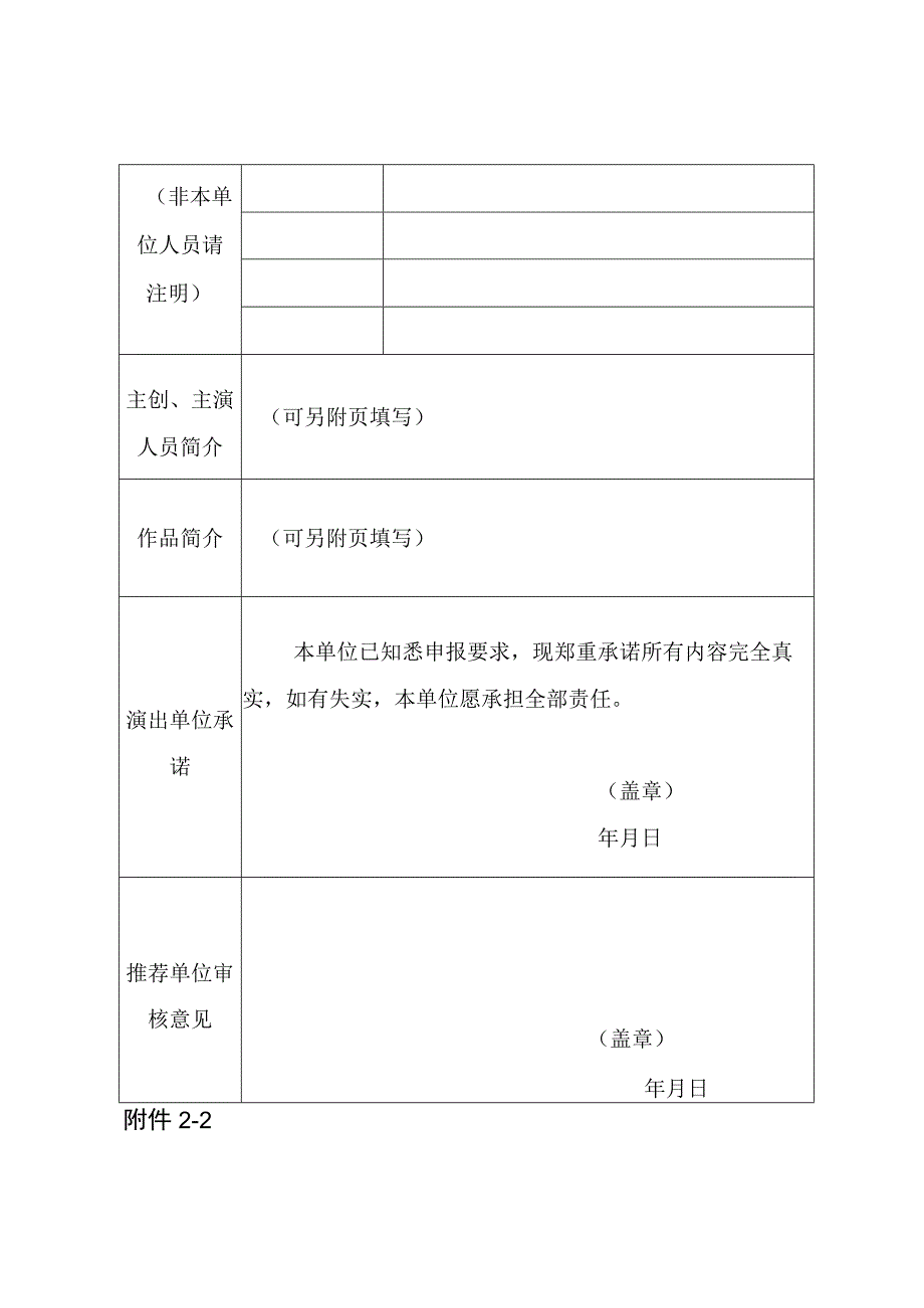 第十五届广东省艺术节演艺项目申报表.docx_第2页