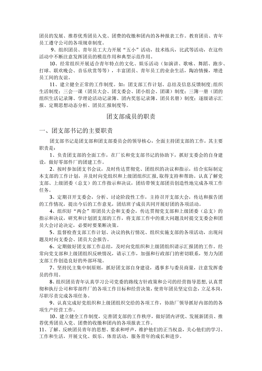 零部件厂团支部工作管理规定.docx_第2页