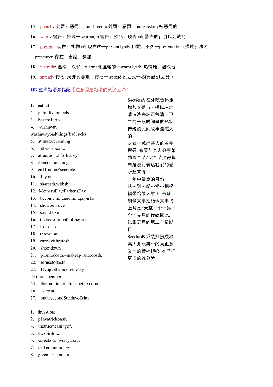 第11讲 九年级Unit 2 I think that mooncakes are delicious!（八升九）新九年级暑假衔接自学课（人教版）（带答案解析）.docx_第2页