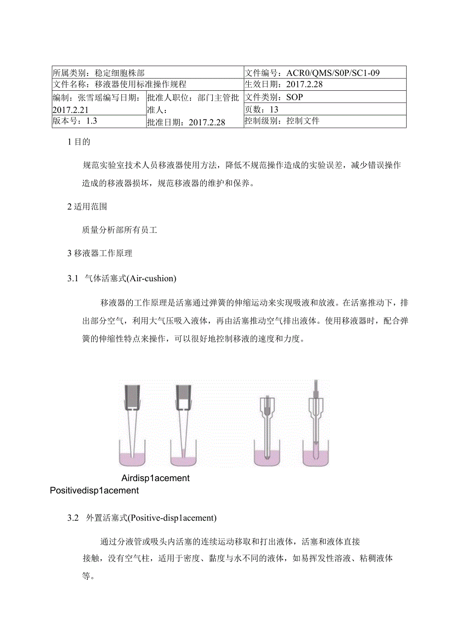 移液器使用标准操作规程.docx_第1页