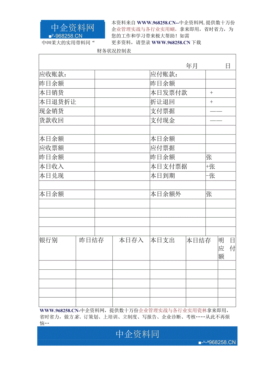 5财务状况控制表.docx_第1页