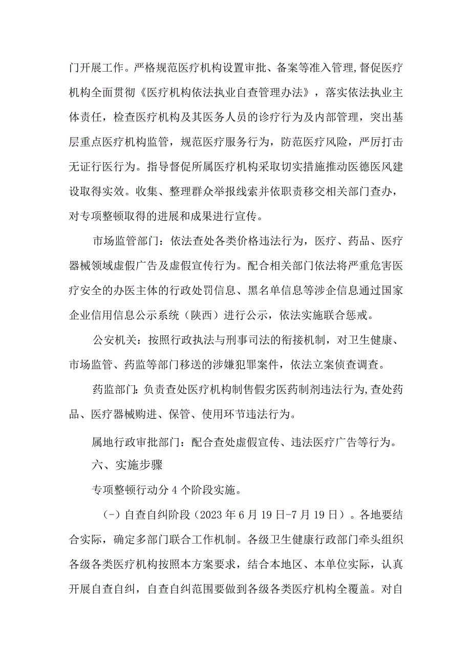 2篇全省医疗卫生行业市场秩序专项整顿行动计划.docx_第3页