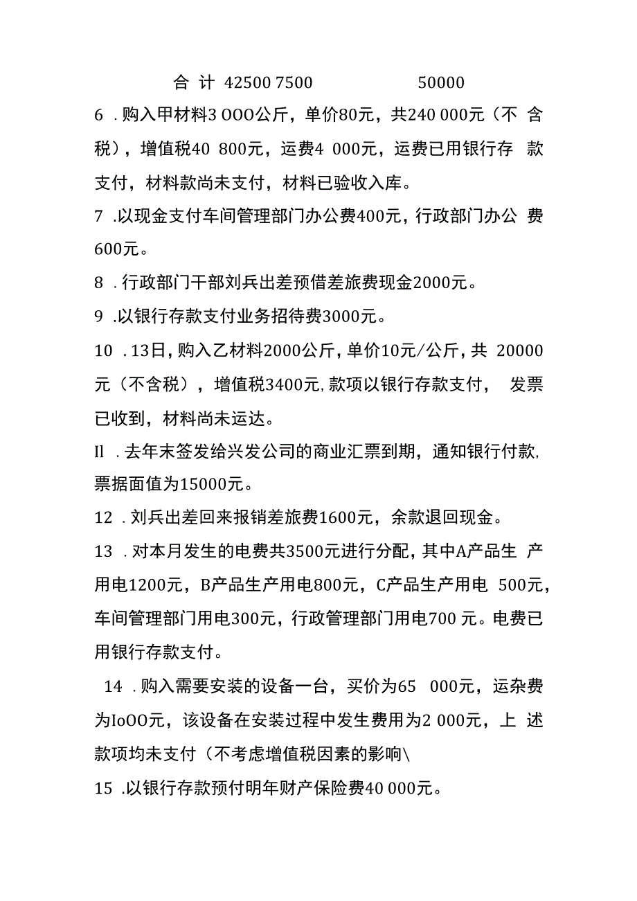 制造企业开业初期到投入生产的会计核算账务处理.docx_第2页