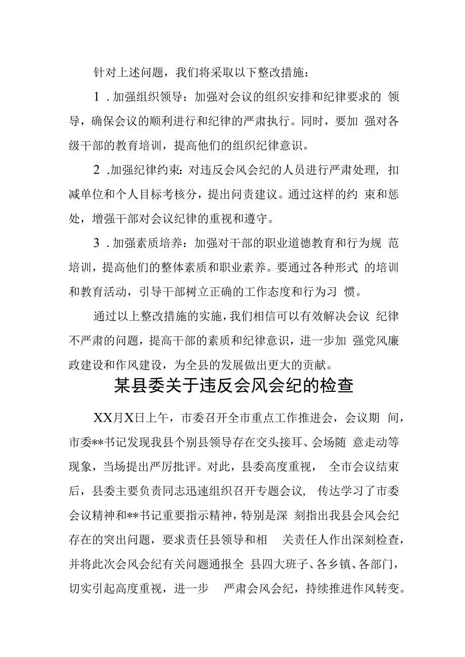 县委县政府关于严重违反会风会纪的检查报告.docx_第3页