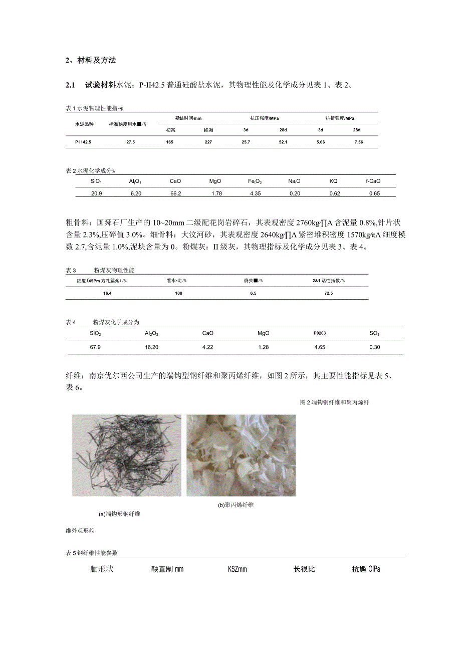 低收缩混杂纤维桥面高性能混凝土的应用研究.docx_第2页