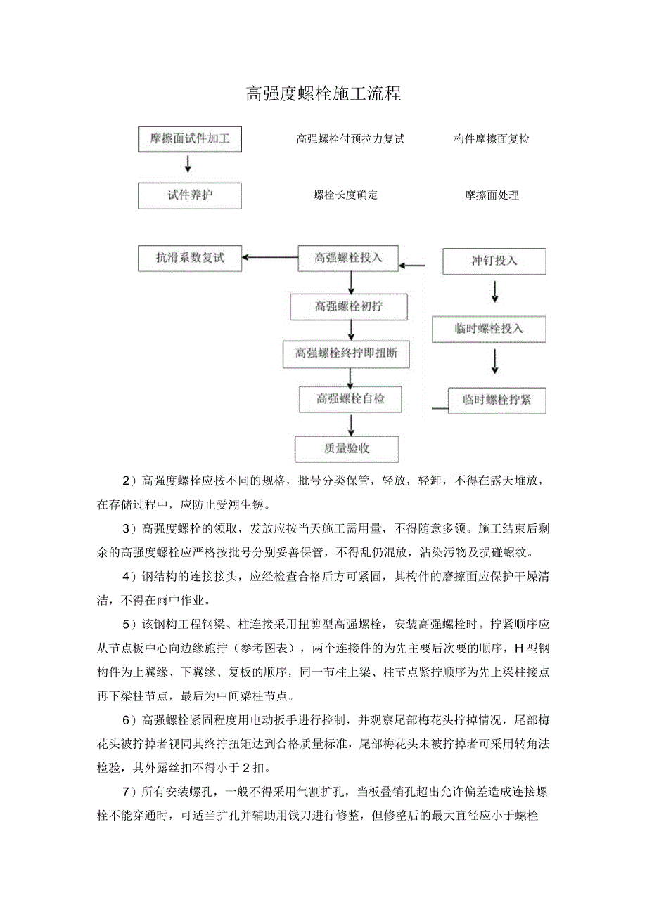 高强度螺栓施工流程.docx_第1页