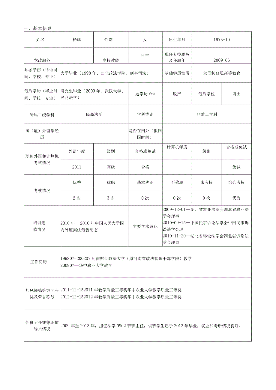 第1次申报本岗位上次申报年份教师职务岗位申请表.docx_第3页