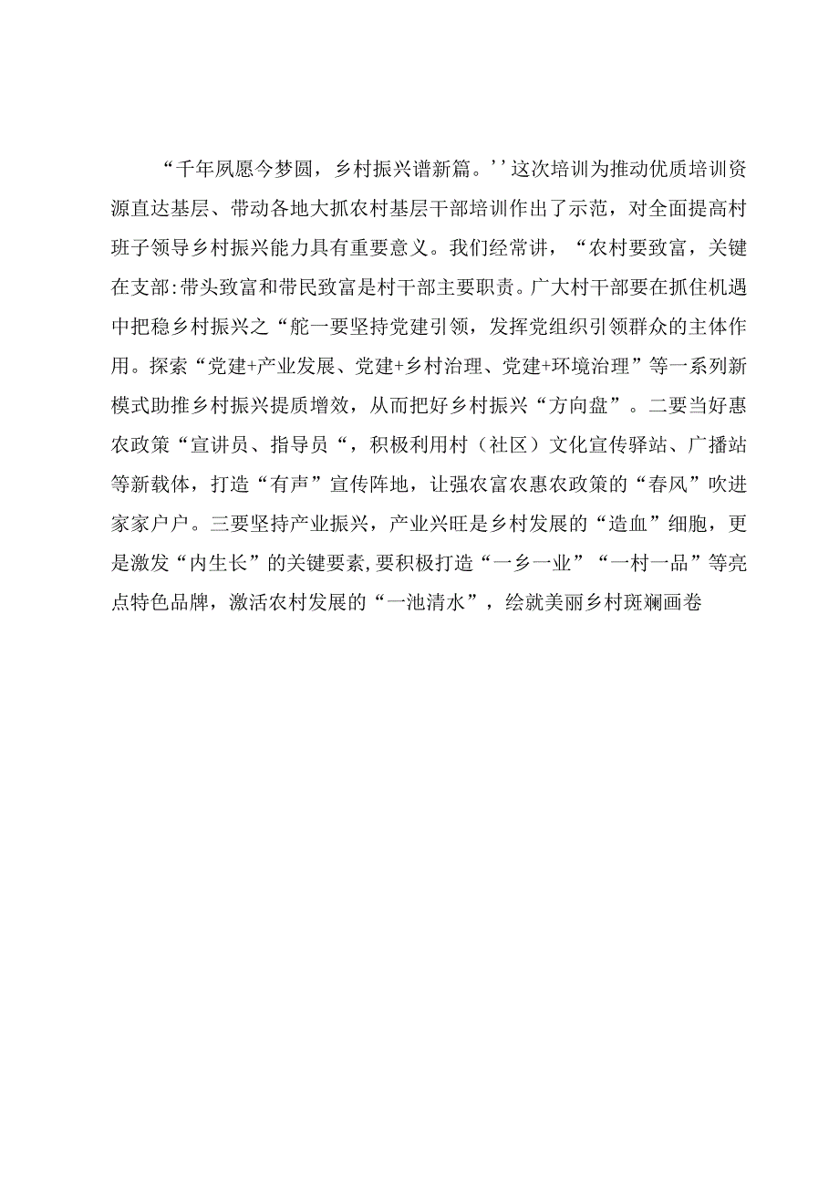 参加全国村党组织书记和村委会主任视频培训班心得体会【6篇】.docx_第3页