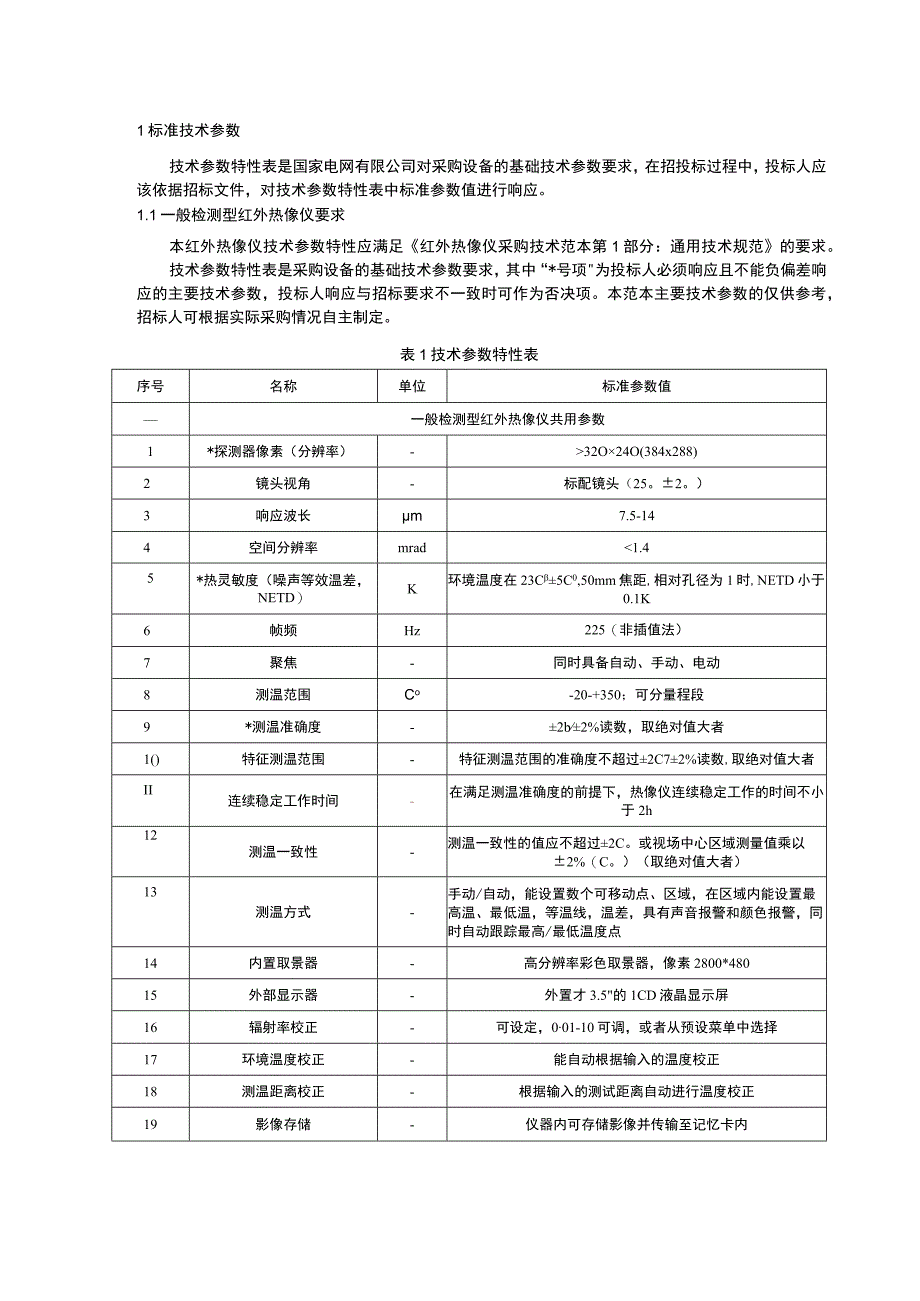 标准 红外热像仪一般检测型采购技术范本（专用部分）.docx_第3页