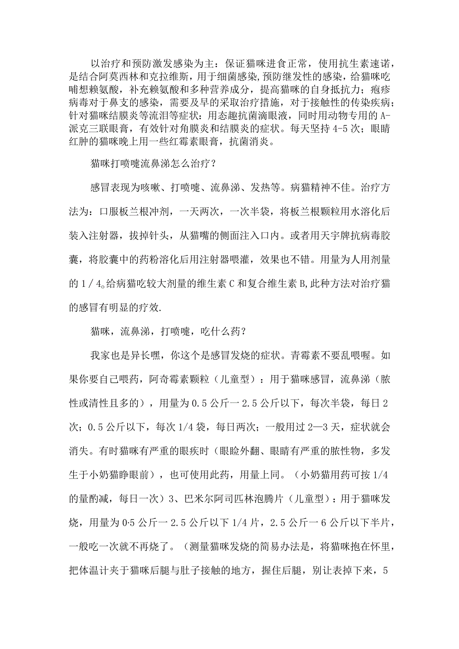 大猫咪流鼻涕.docx_第2页