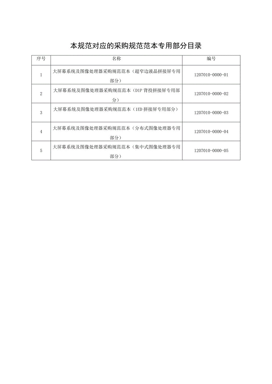 大屏幕系统及图像处理器采购规范范本（通用部分）-20190912.docx_第2页