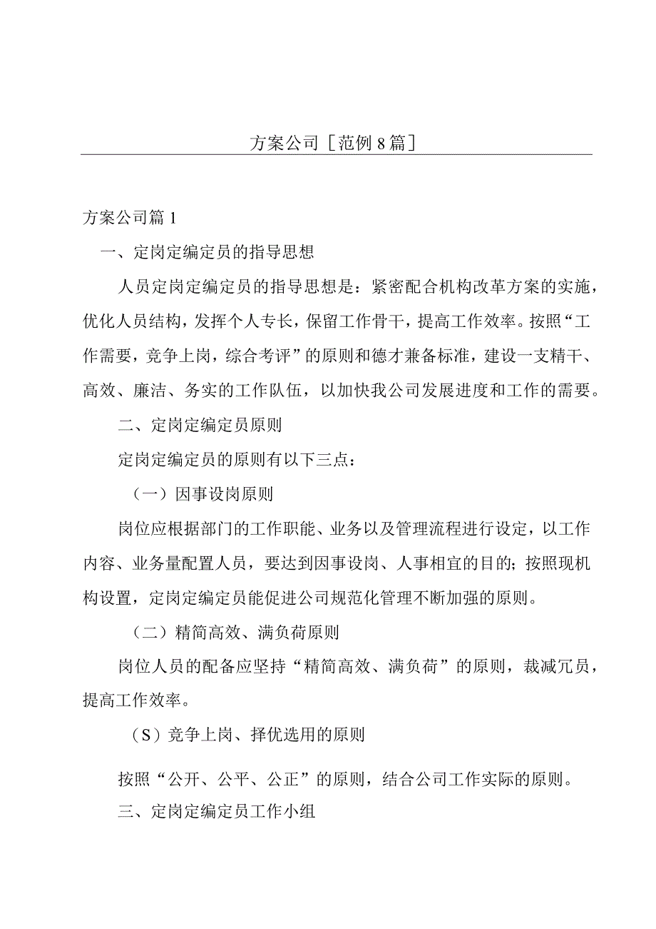 方案公司[范例8篇].docx_第1页