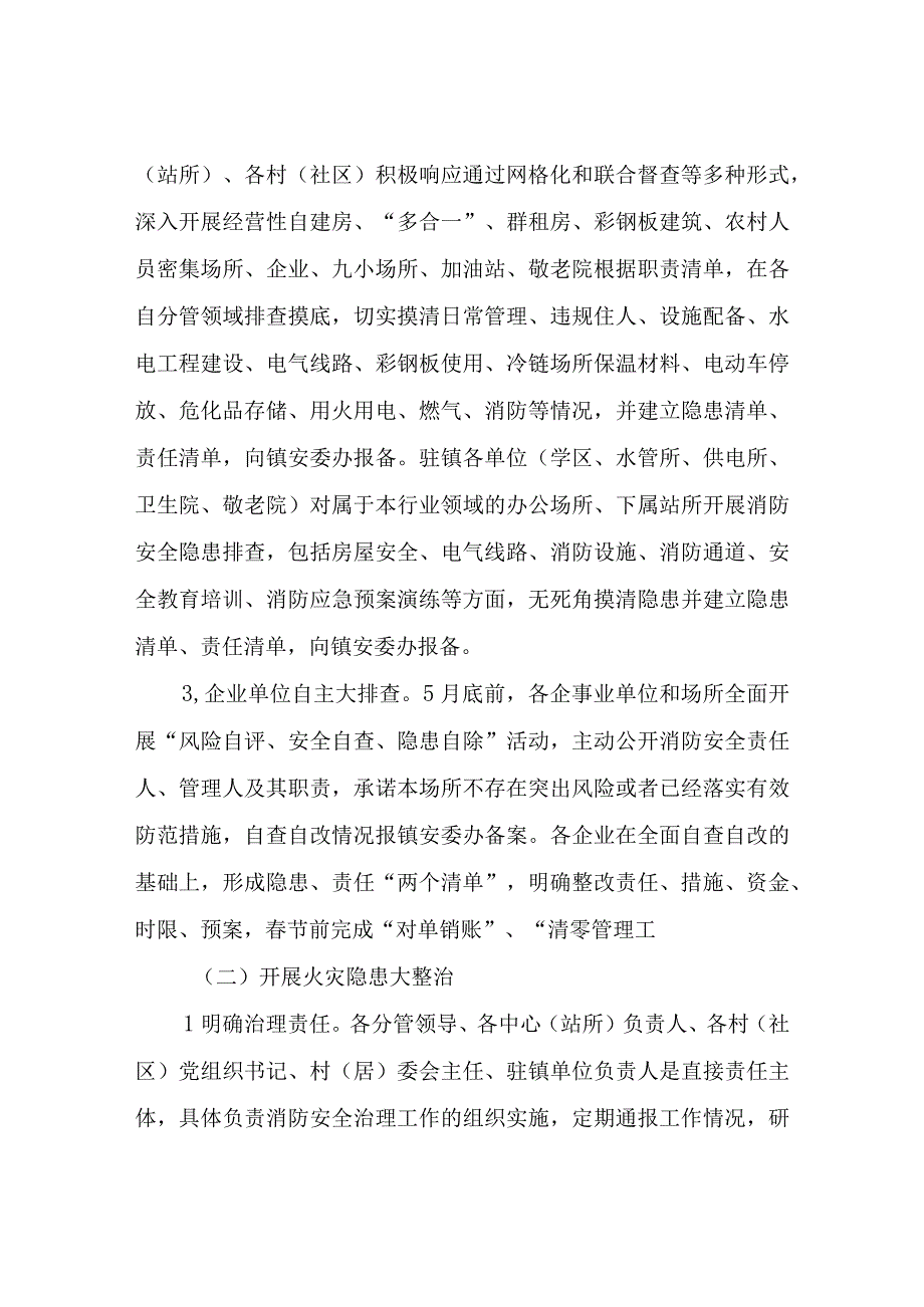 XX镇火灾隐患排查整治百日攻坚行动方案.docx_第2页