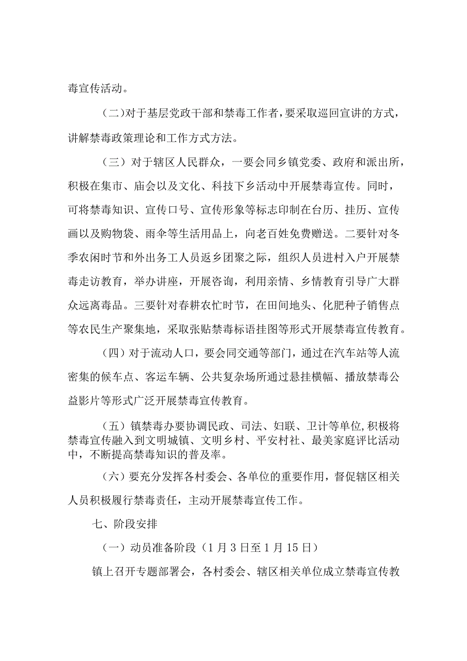 XX镇今冬明春禁毒宣传下基层活动实施方案.docx_第3页