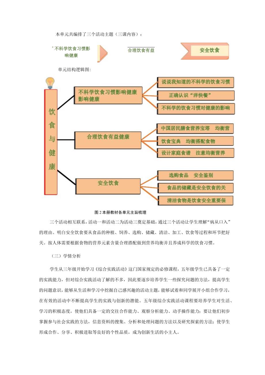 《饮食与健康》 单元作业设计.docx_第3页