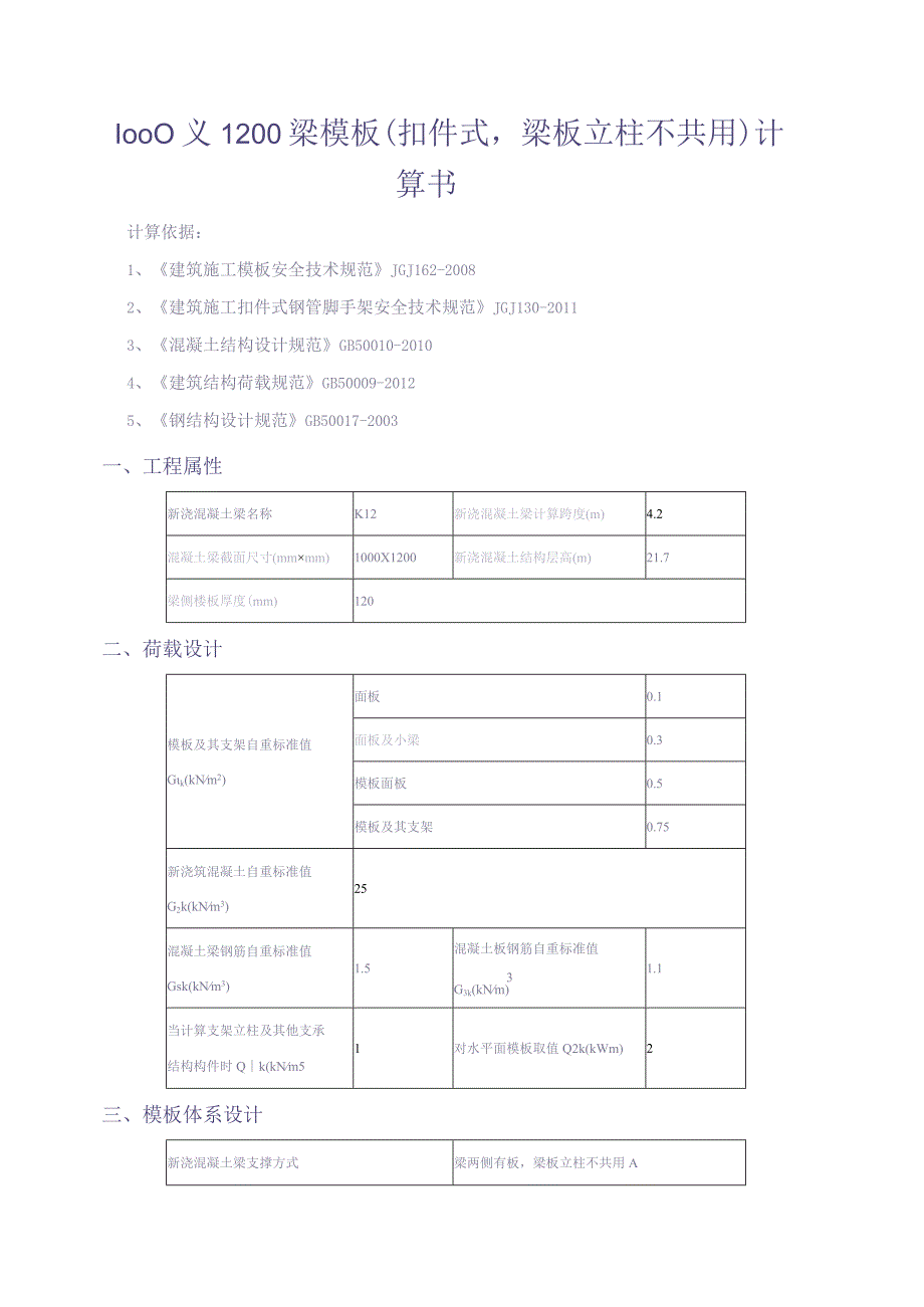 1000×1200梁模板计算书（天选打工人）.docx_第1页