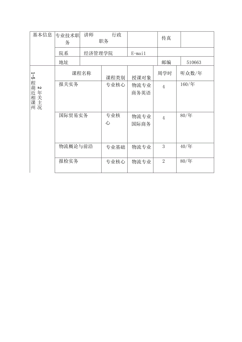 1 广东岭南职业技术学院 精品在线开放课程申报书-物流管理.docx_第2页