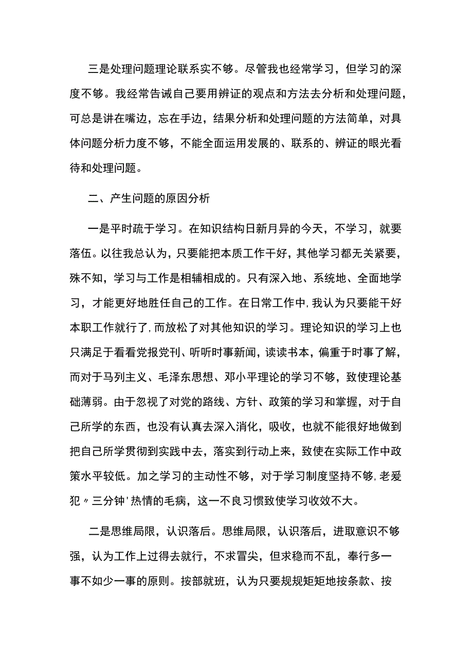 2023年主题教育检视问题8篇.docx_第2页