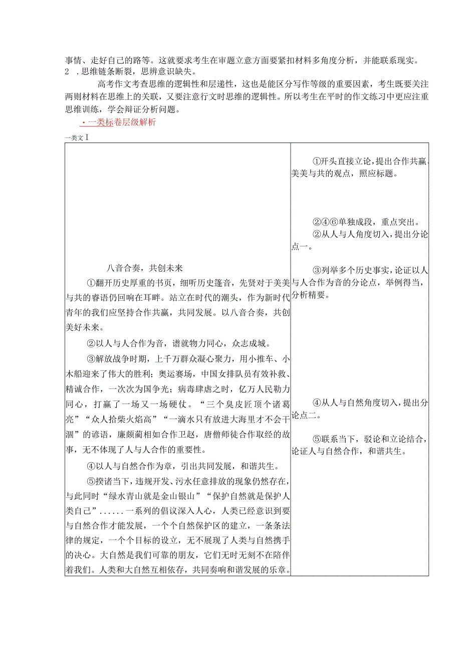 2023年全国乙卷作文“一花独放不是春”解析及升格示例.docx_第2页