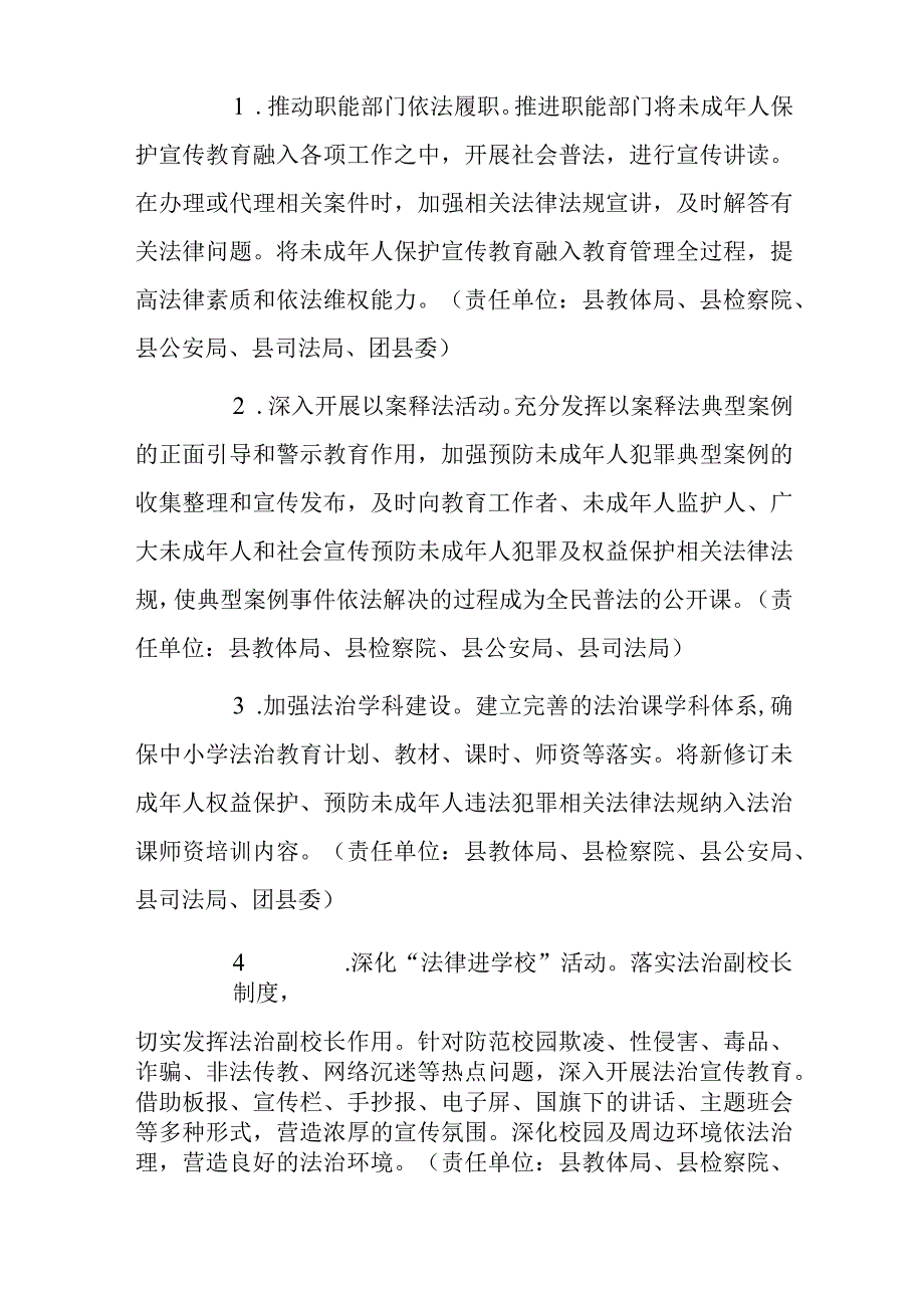 xx县20xx年未成年人保护宣传教育专项行动工作方案.docx_第3页