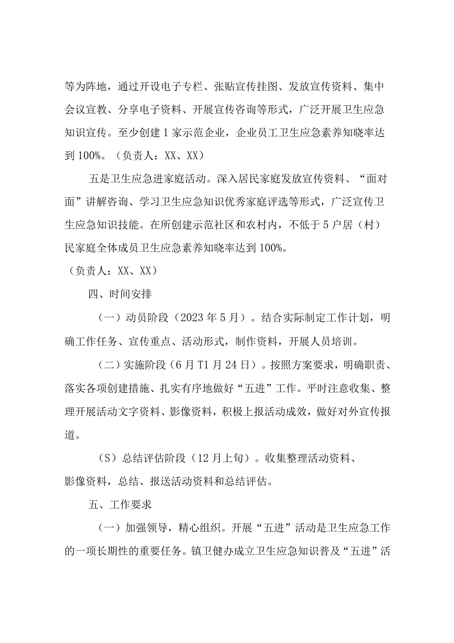 XX镇卫生应急知识普及“五进”活动实施方案.docx_第3页