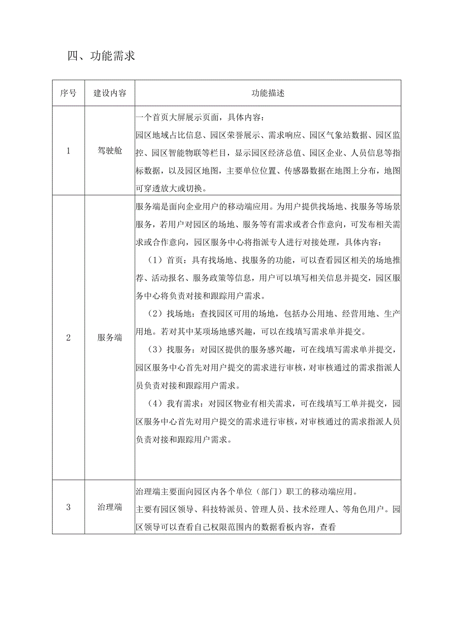 XX省农业科学院农业科技园区智慧大脑平台开发及维护项目采购需求.docx_第3页