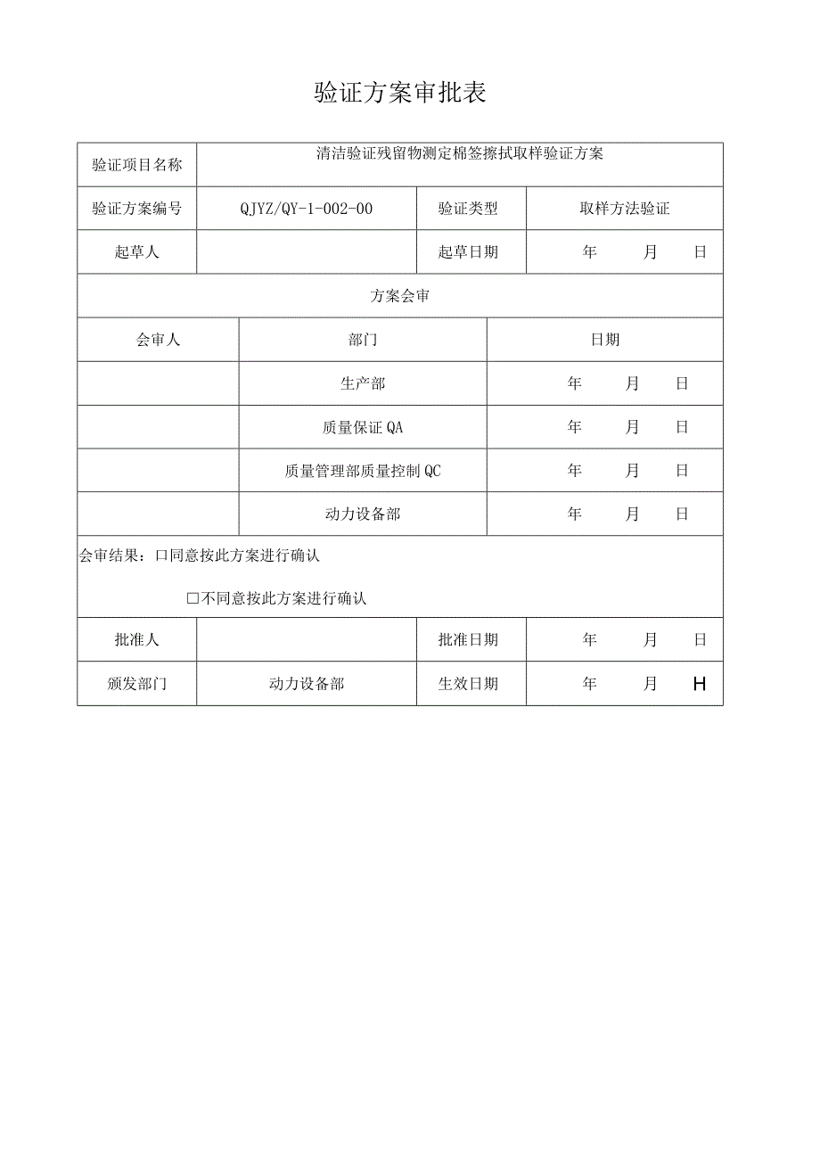 【最新】药品生产清洁验证残留物测定棉签擦拭取样回收率验证方案及验证报告（全套通用版）.docx_第2页