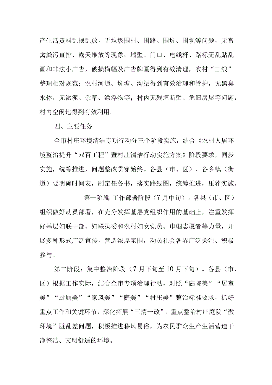 XX村庄环境清洁专项行动实施方案.docx_第3页