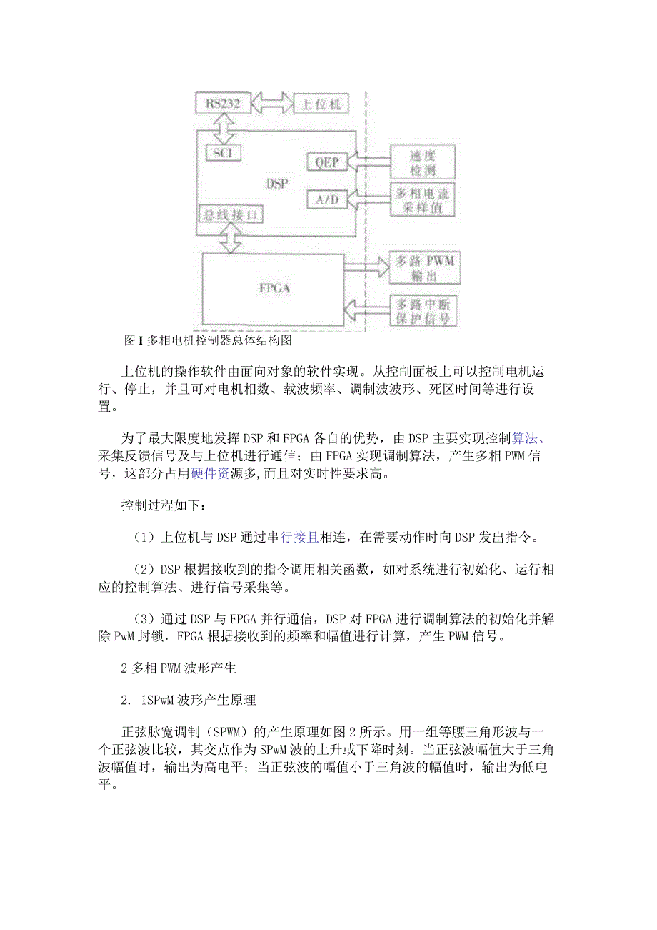 基于DSP控制算法和可编程逻辑器件实现多相变频控制器的设计.docx_第2页