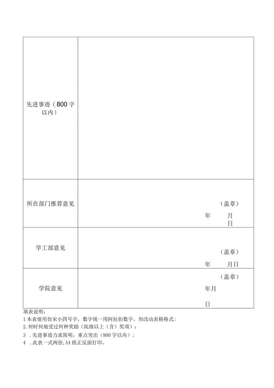 阿克苏职业技术学院优秀班主任辅导员推荐表.docx_第2页