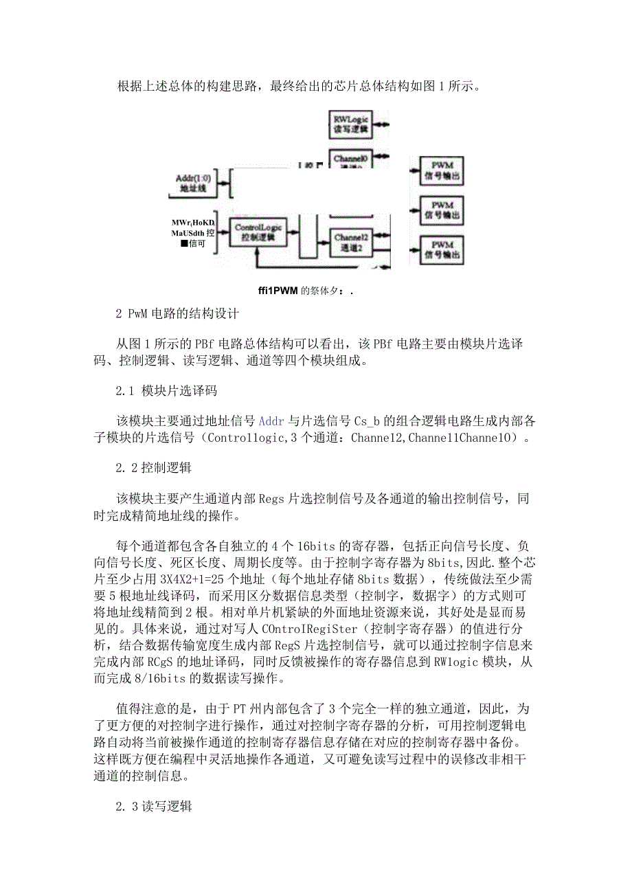 基于可编程逻辑器件实现PWM控制器的设计.docx_第2页