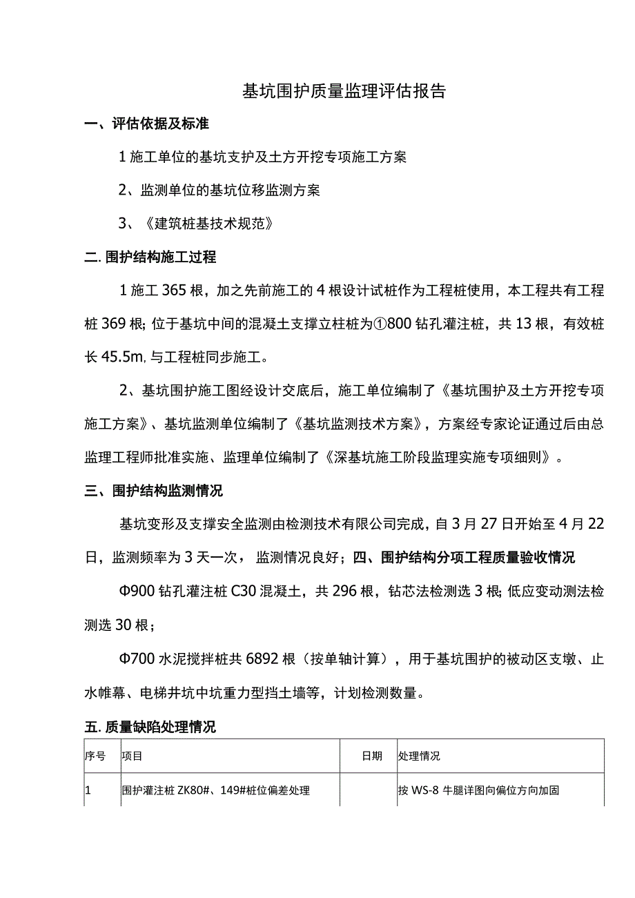 基坑围护质量监理评估报告.docx_第1页