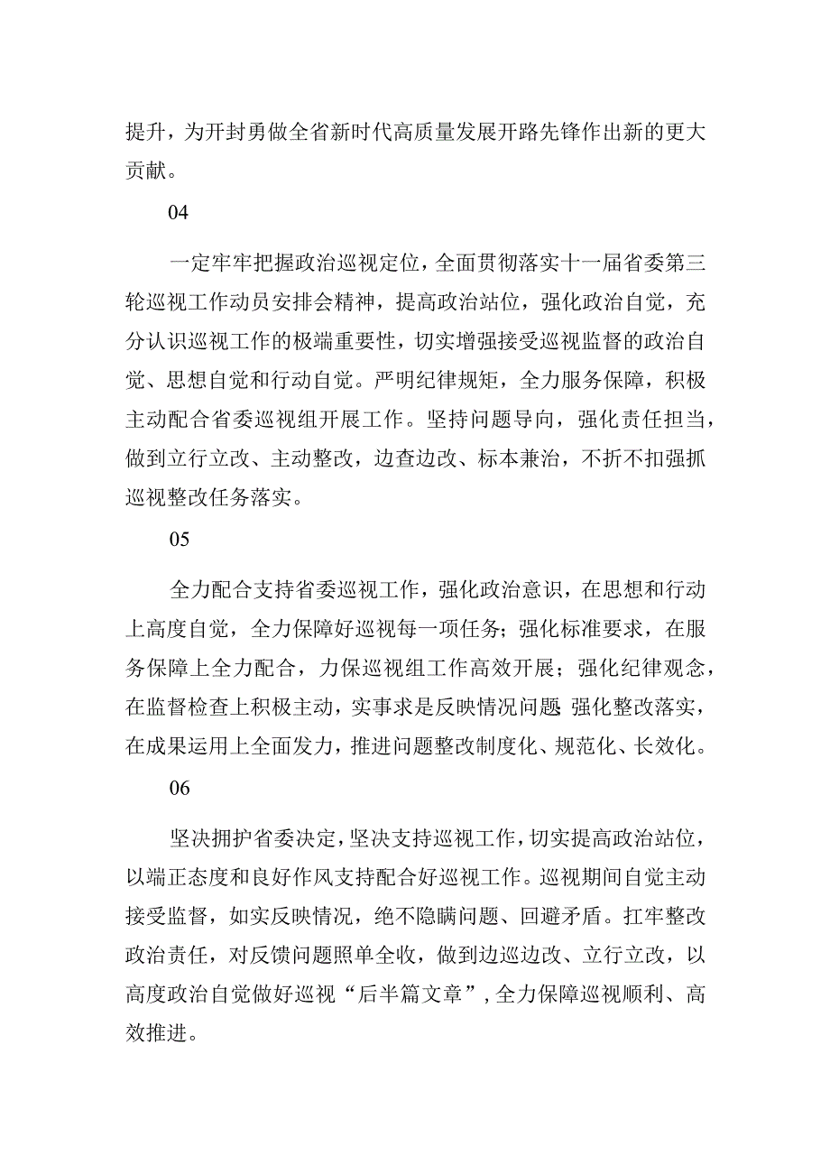 被巡视党组织在巡视反馈会上的表态发言汇编（33篇）.docx_第2页