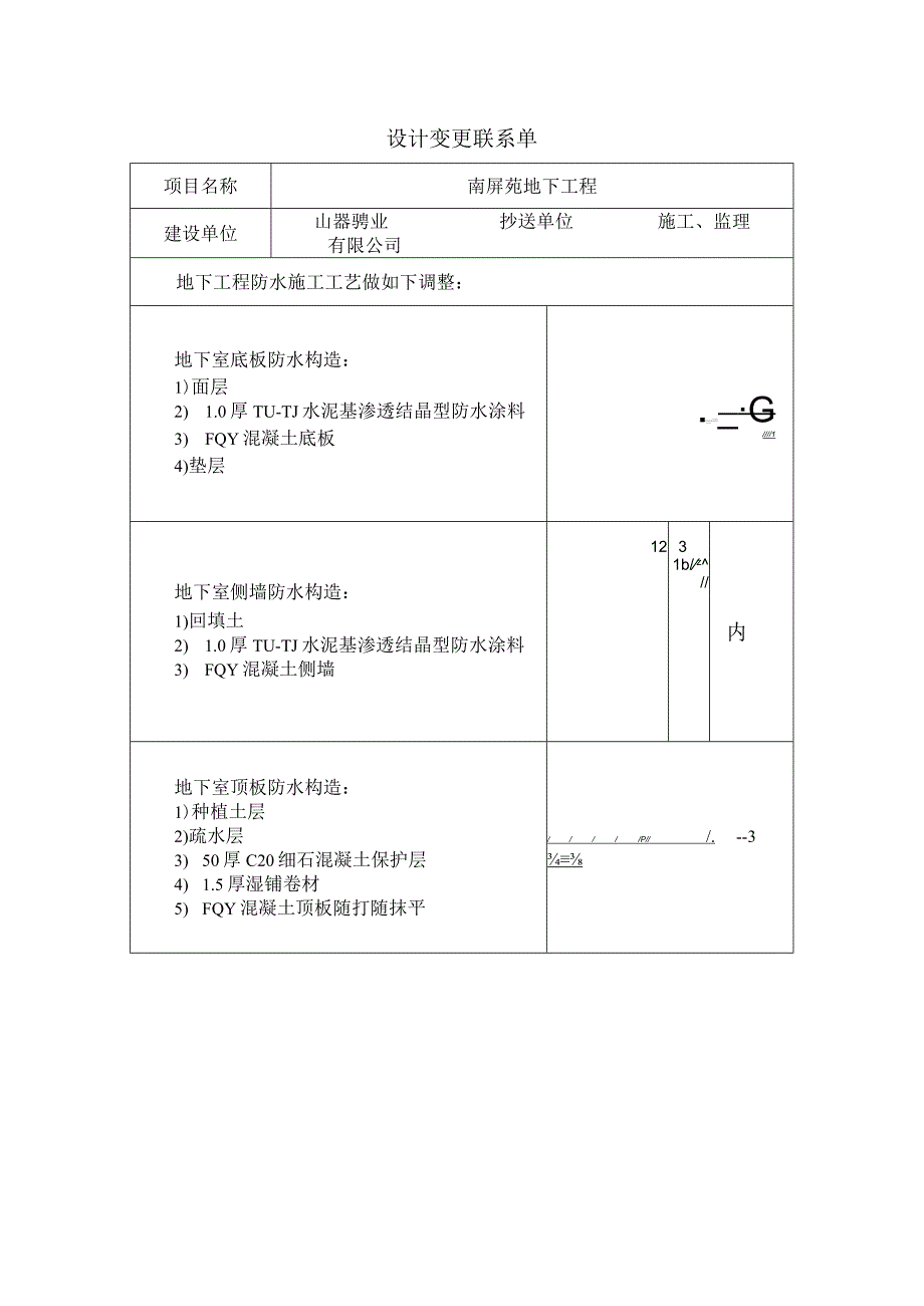 工程设计变更联系单.docx_第1页