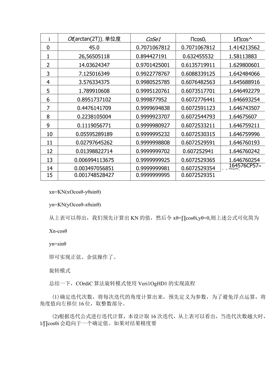 基于FPGA的Cordic算法实现的设计与验证.docx_第3页