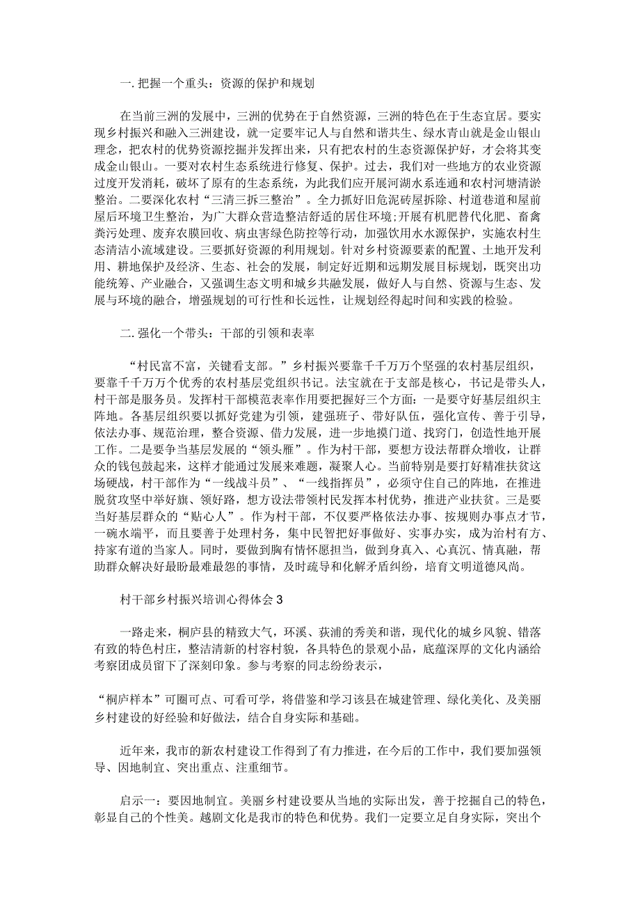 村干部乡村振兴培训心得体会.docx_第2页