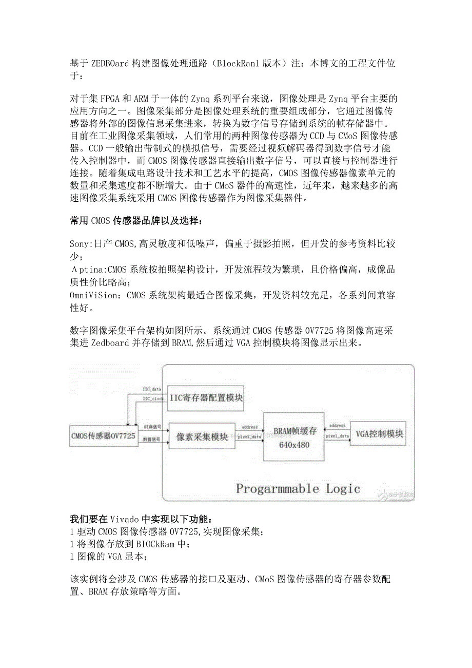 基于ZEDBoard构建图像处理通路（Block Ram版本）.docx_第1页