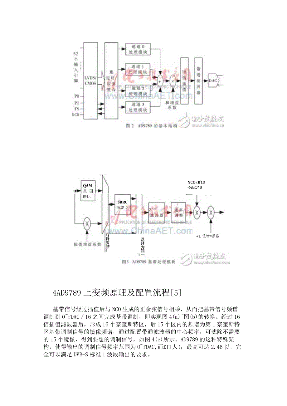 采用AD9789与FPGA相结合实现全数字QPSK射频调制的方案.docx_第3页