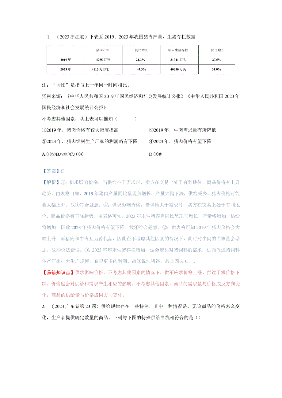 第二课 多变的价格（解析版）.docx_第2页