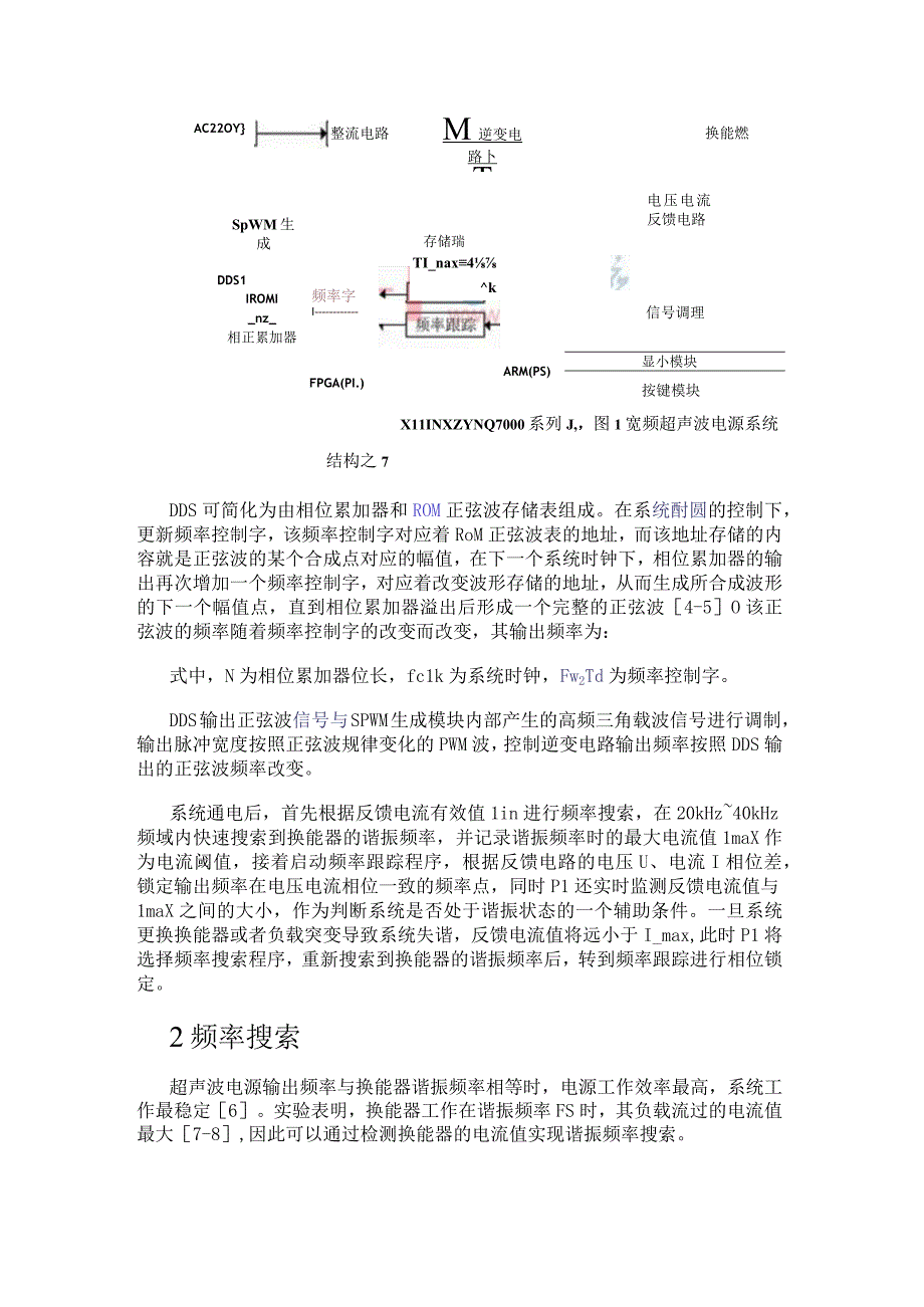 基于FPGA的宽频超声波电源频率跟踪系统设计.docx_第2页