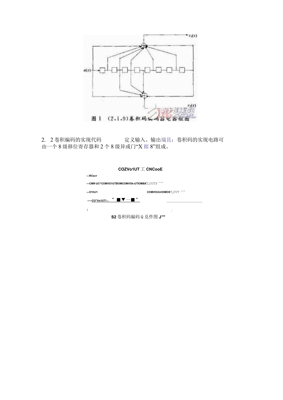 基于VHDL语言并选用FPGA设计了一个卷积码编码器.docx_第2页