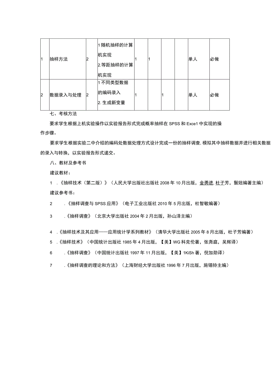 抽样调查实验教学大纲.docx_第2页