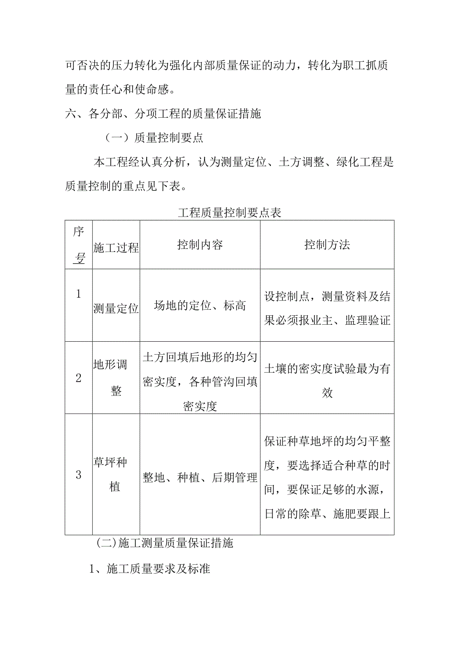 雕塑硬质铺装广场廊道码头植物绿化古艺工程施工质量控制保证措施.docx_第3页