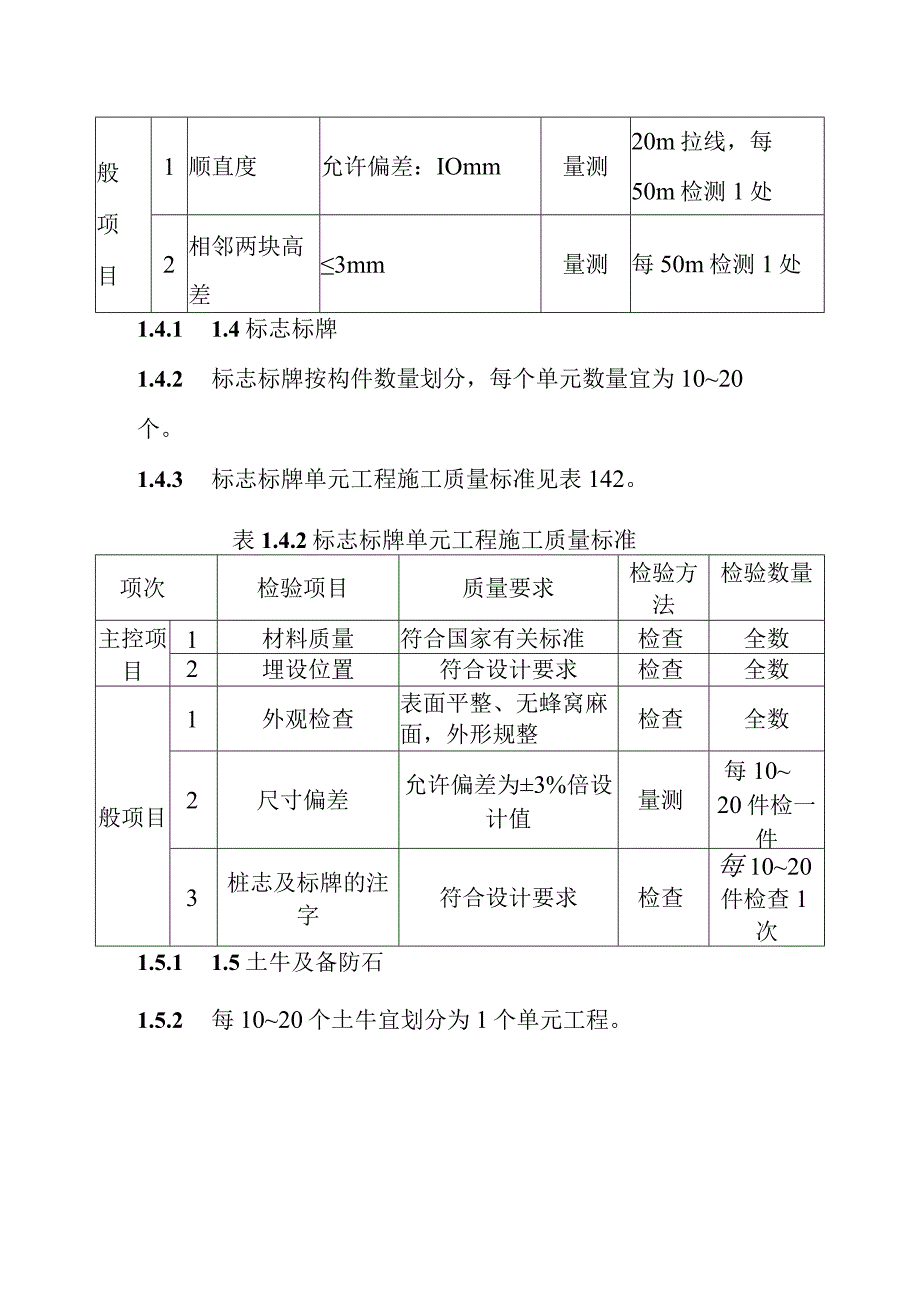 黄河防洪工程附属工程单元工程施工质量标准.docx_第3页