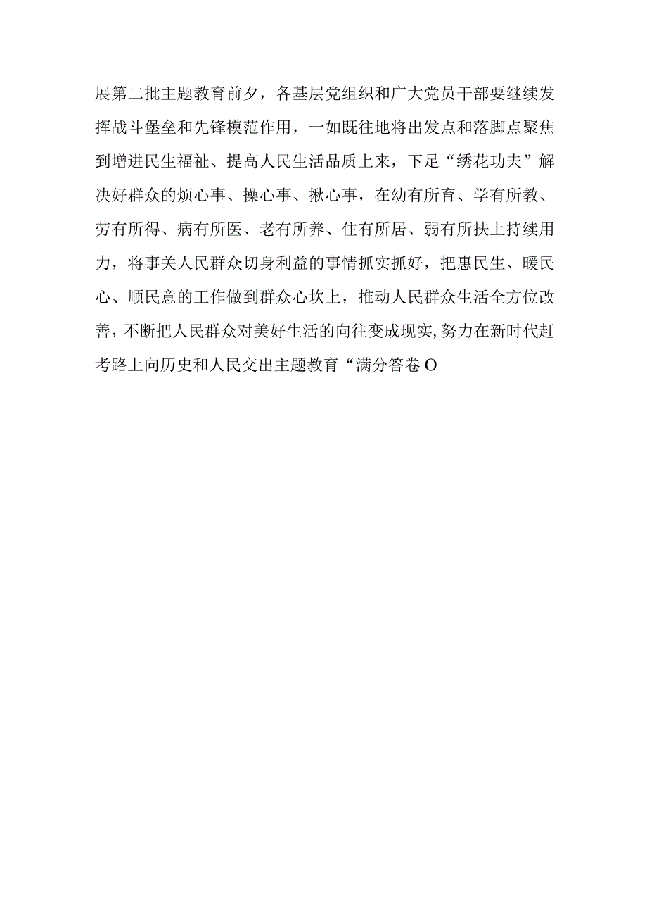 （9篇）2023年开展第二批主题教育专题学习心得体会研讨发言材料.docx_第3页