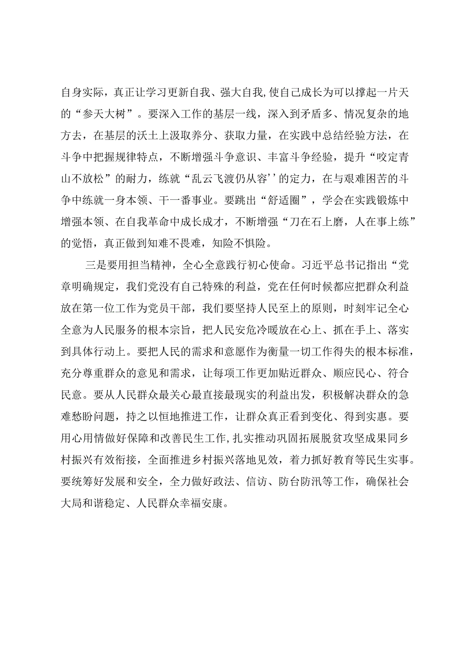 （8篇）第二批主题教育理论学习研讨发言范文.docx_第3页